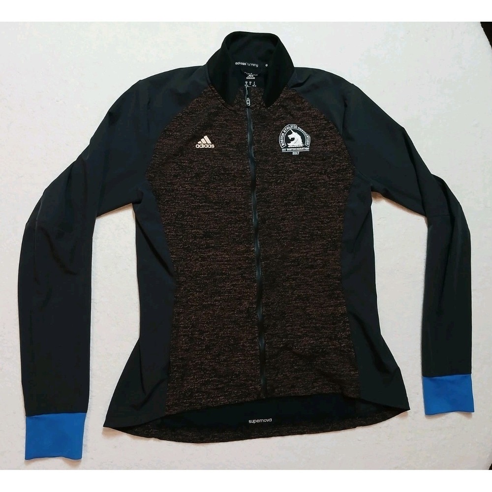 Adidas Boston Marathon 2017 Supernova Storm Jacket Womens M Medium BAA Running